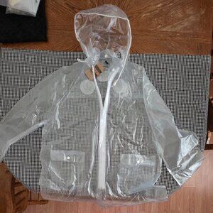 Clear Rain Jacket Augusta Brand Adult Medium
